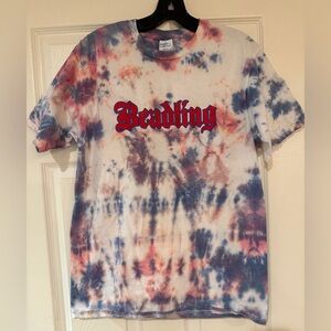 Tie-dyed Women’s Medium Tshirt Short Sleeve  Beadling Soccer club Logo